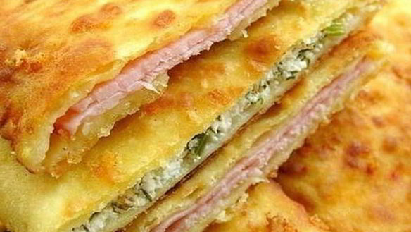 Рецепт Сырные лепешки на кефире