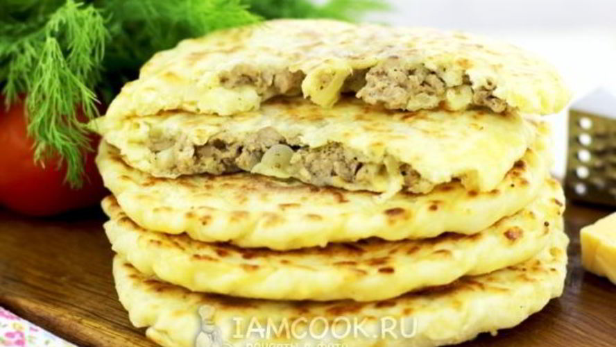 Рецепт сырные лепешки за 15 минут