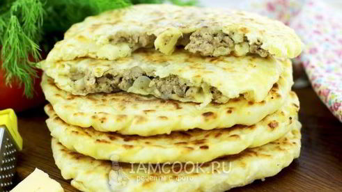 сырные лепешки за 15 минут