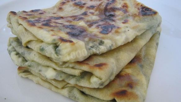 Рецепт Турецкие лепешки с брынзой