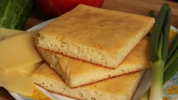 Рецепт Творожная лепешка из рисовой муки без глютена