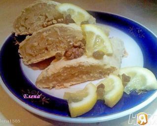 Лимонный постный рулет