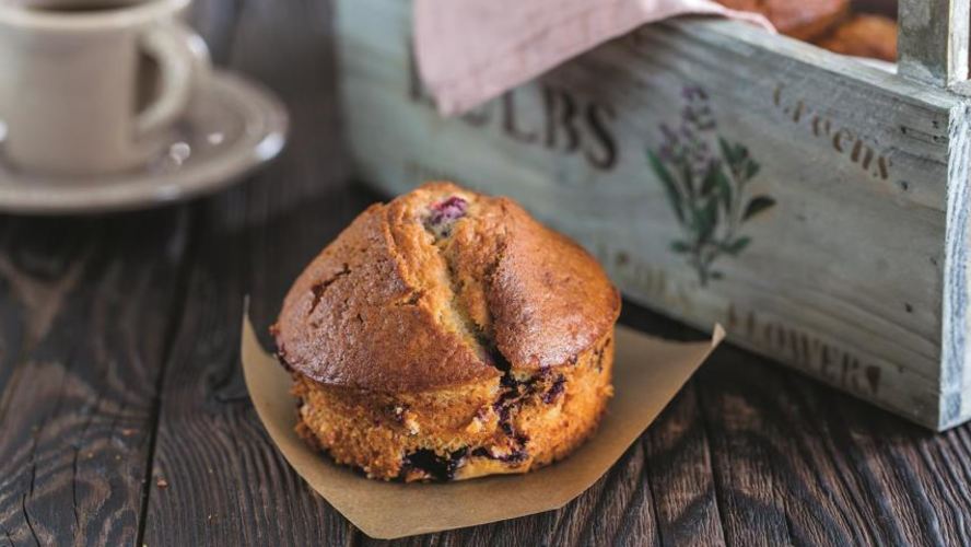 Рецепт банановые маффины с черной смородиной