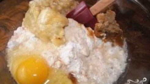 банановые маффины с орехами