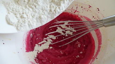 финские сочные свекольные маффины