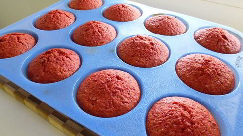 финские сочные свекольные маффины