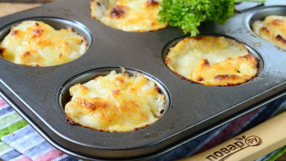Рецепт Гратен из картофеля в стиле маффинов