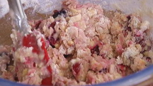 клюквенно-ежевичные маффины