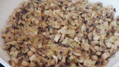 куриные маффины с грибной начинкой