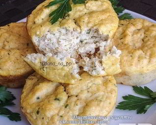 Куриные маффины с зеленью