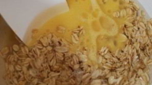 лавандовые маффины с ежевикой и персиками