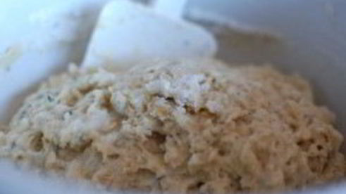 лавандовые маффины с ежевикой и персиками