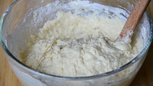 маффины на кефире с джемом в формочках