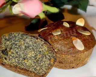 Маффины постные маковые без яиц