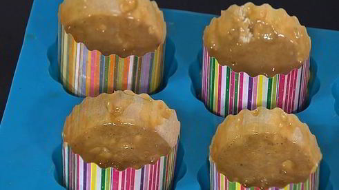 маффины с грушами