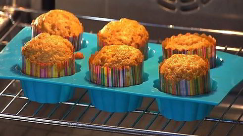 маффины с грушами