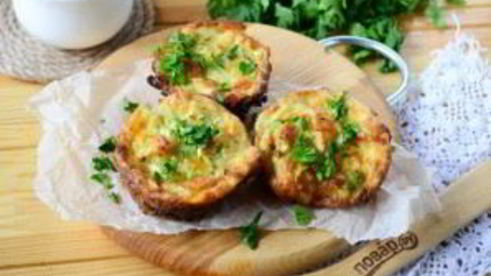 маффины с кабачком и сыром