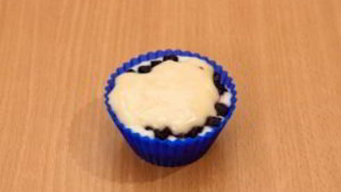 маффины с маскарпоне и ягодами