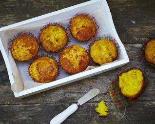 Маффины с сыром и оливковым маслом