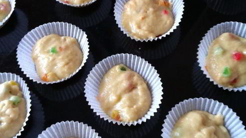 маффины с цукатами