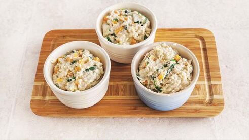 маффины с тыквой и шпинатом