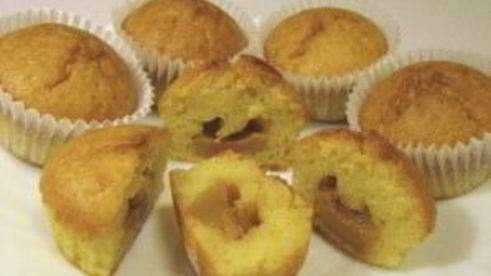 маффины с вареной сгущенкой