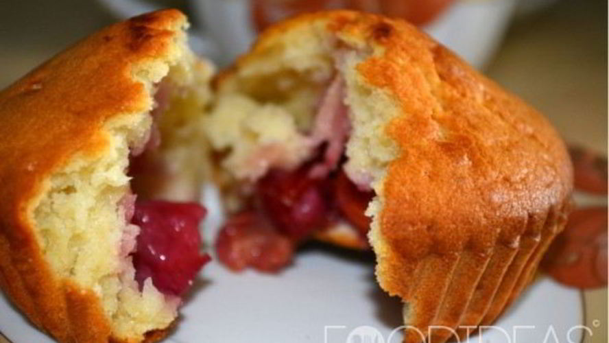 Рецепт маффины с вишней