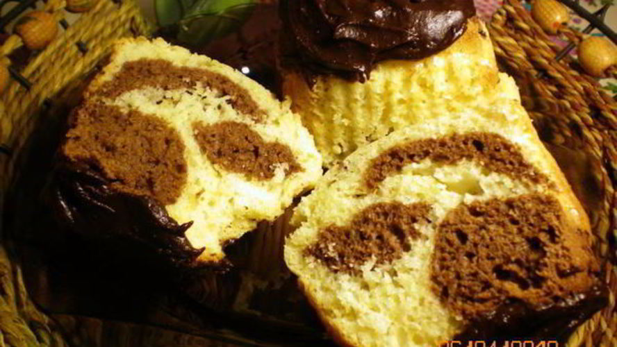 Рецепт маффины зебра