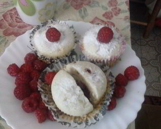 Малиновые маффины