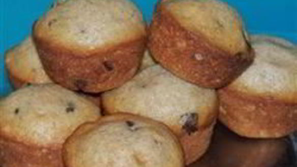 Рецепт Низкокалорийные Маффины с бананами и шоколадом