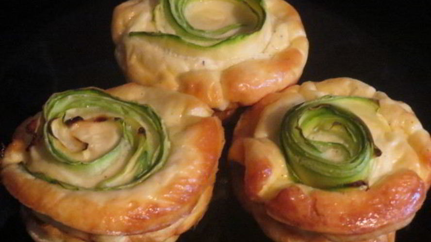 Рецепт омлетные маффины с кабачком