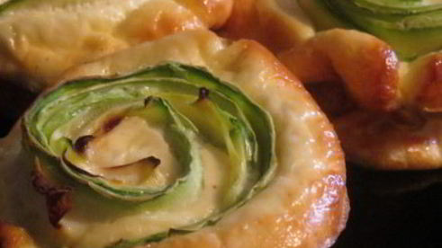 омлетные маффины с кабачком