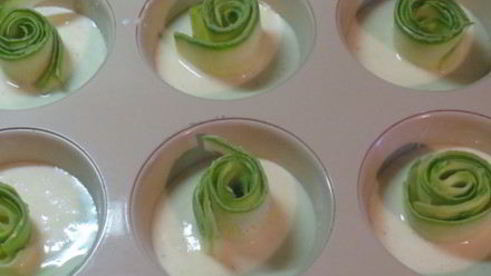 омлетные маффины с кабачком