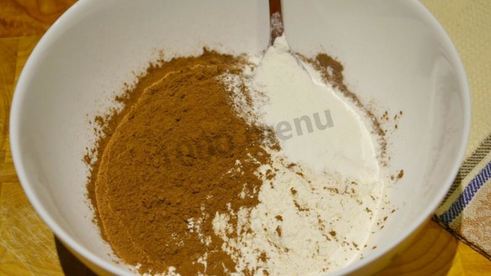 шоколадно-банановые маффины мишка барни