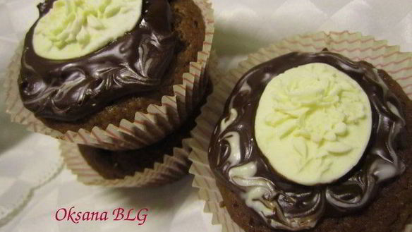 Рецепт Шоколадно-банановые маффины