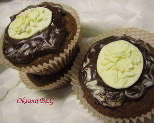 Шоколадно-банановые маффины