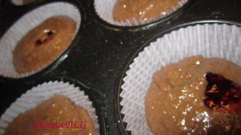 шоколадно-банановые маффины