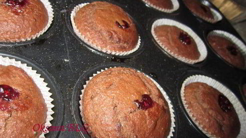 шоколадно-банановые маффины