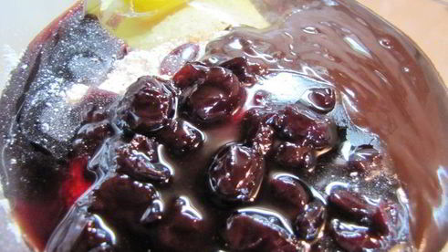 шоколадно-орехово-вишневые маффины