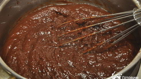 шоколадные заварные маффины