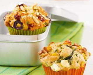 Цукинни-фета-маффины