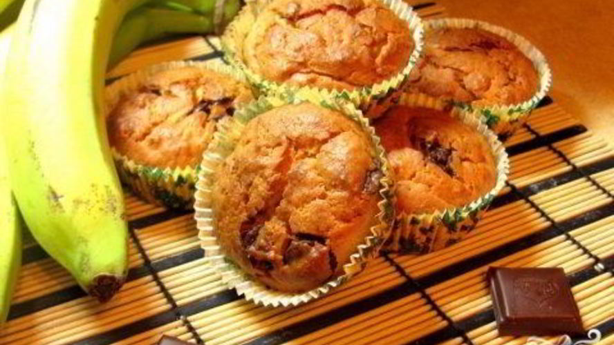 Рецепт творожно-банановые маффины