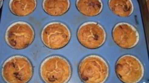 творожно-банановые маффины