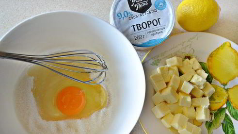 творожные маффины с черникой