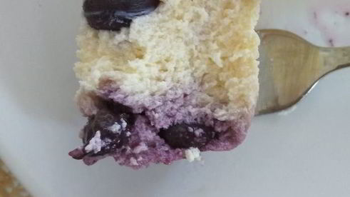 творожные маффины с голубикой