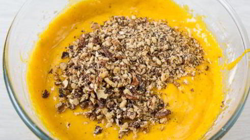 тыквенные маффины с орехами