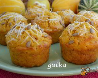 Тыквенные маффины с сыром