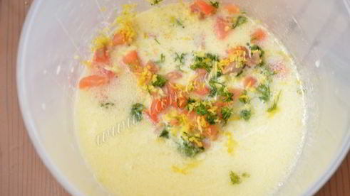 закусочные маффины с семгой