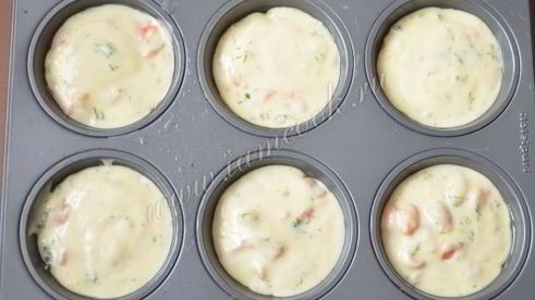 закусочные маффины с семгой