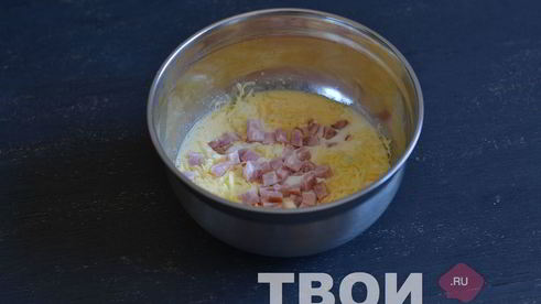 закусочные маффины с ветчиной и сыром